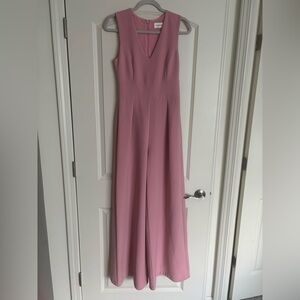 Sugarlips Pink Sleeveless Wide Leg Jumpsuit